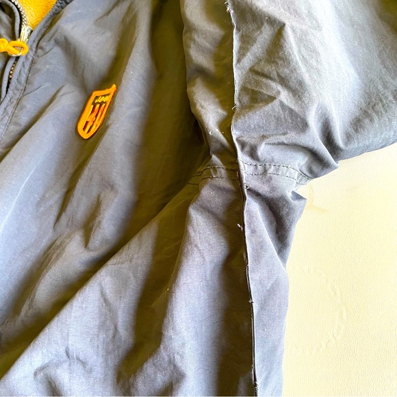 Jeep Jacket Vintage Reversible Zip Up Blue & Tan Sz. XL - Picture 5 of 9